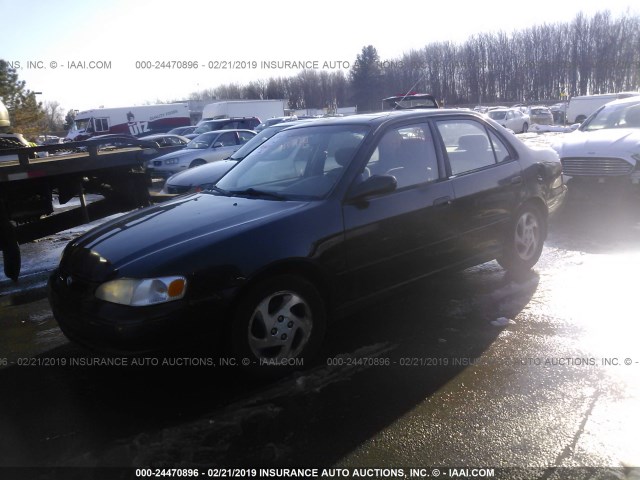 2T1BR18E5XC187028 - 1999 TOYOTA COROLLA VE/CE/LE BLACK photo 2