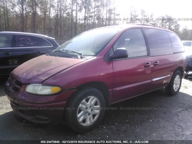 1B4GP45R4VB247748 - 1997 DODGE CARAVAN SE/SPORT RED photo 2