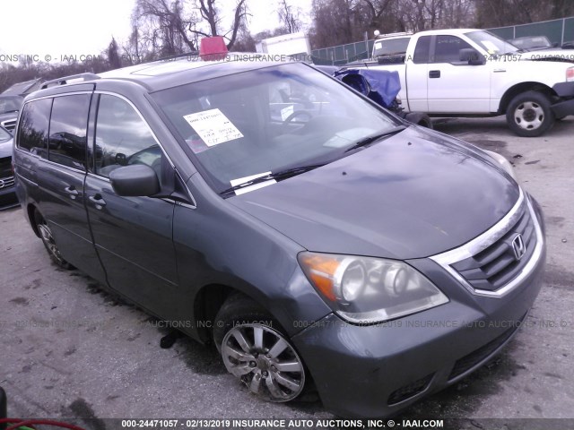 5FNRL38708B113137 - 2008 HONDA ODYSSEY EXL GRAY photo 1