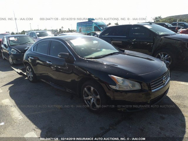 1N4AA5AP1DC834492 - 2013 NISSAN MAXIMA S/SV BLACK photo 1