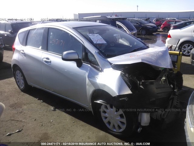 3N1CE2CP0EL400835 - 2014 NISSAN VERSA NOTE S/S PLUS/SV/SL SILVER photo 1