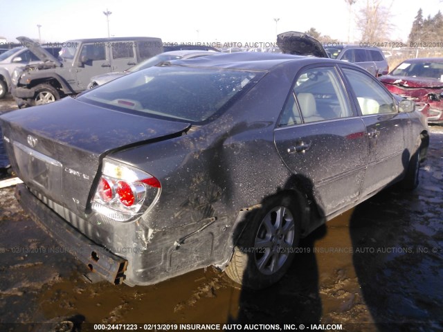 4T1BF30K65U603007 - 2005 TOYOTA CAMRY LE/XLE/SE GRAY photo 4