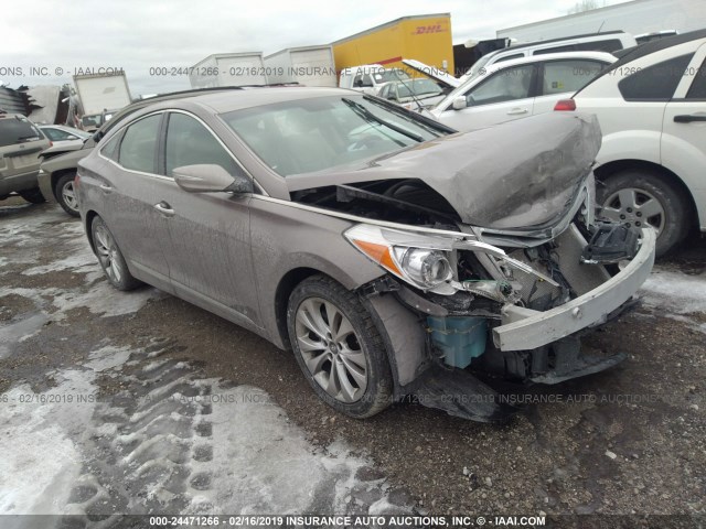 KMHFG4JG8DA257122 - 2013 HYUNDAI AZERA SILVER photo 1