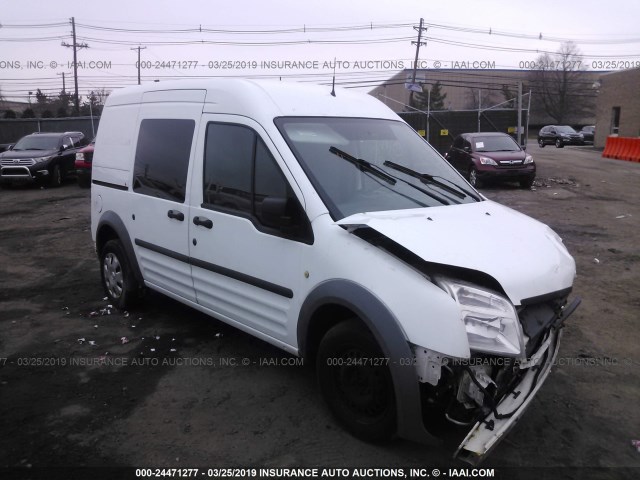 NM0LS7BN4DT160151 - 2013 FORD TRANSIT CONNECT XLT WHITE photo 1