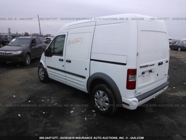 NM0LS7BN4DT160151 - 2013 FORD TRANSIT CONNECT XLT WHITE photo 3