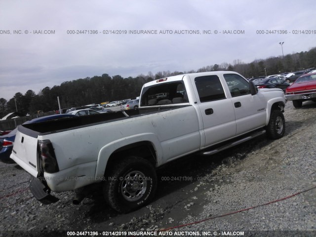 1GCHC23U94F219627 - 2004 CHEVROLET SILVERADO C2500 HEAVY DUTY WHITE photo 4