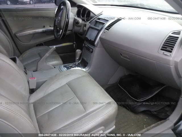 1N4BA41E07C800268 - 2007 NISSAN MAXIMA SE/SL BLACK photo 5