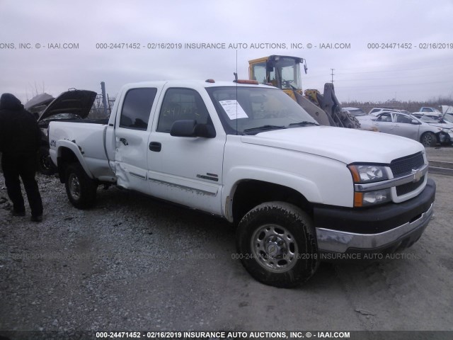 1GCHK23274F191490 - 2004 CHEVROLET SILVERADO K2500 HEAVY DUTY WHITE photo 1