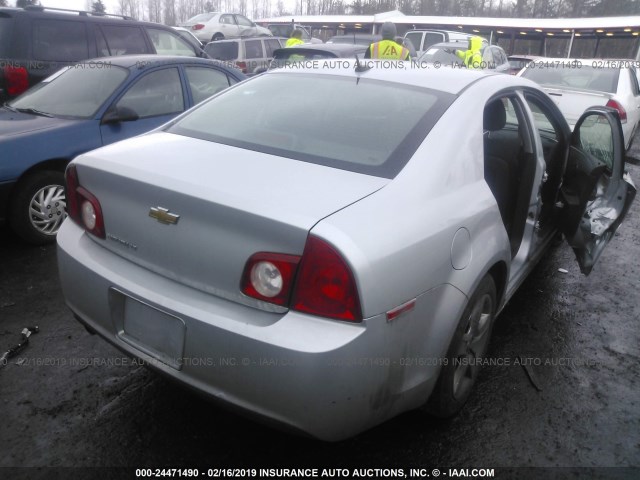 1G1ZC5EB1AF239232 - 2010 CHEVROLET MALIBU 1LT 银色 照片 4