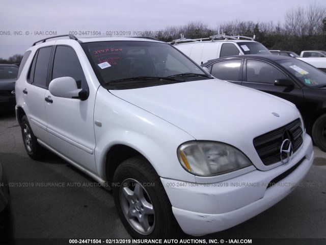 4JGAB54E1YA167213 - 2000 MERCEDES-BENZ ML 320 WHITE photo 1