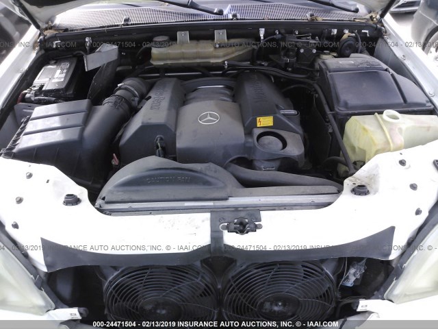 4JGAB54E1YA167213 - 2000 MERCEDES-BENZ ML 320 WHITE photo 10