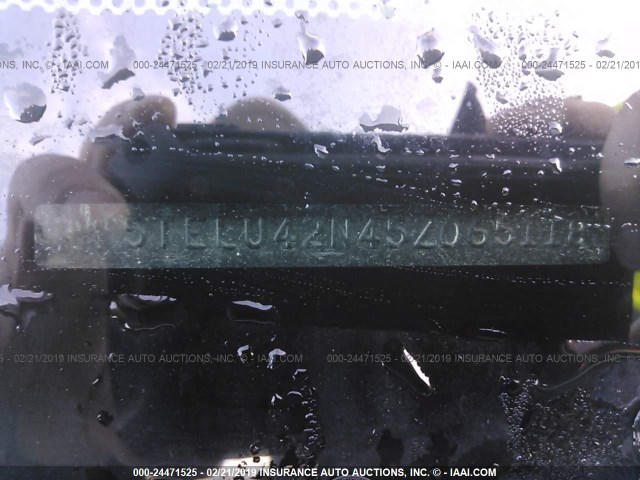 5TELU42N45Z065118 - 2005 TOYOTA TACOMA DOUBLE CAB 白色 照片 9