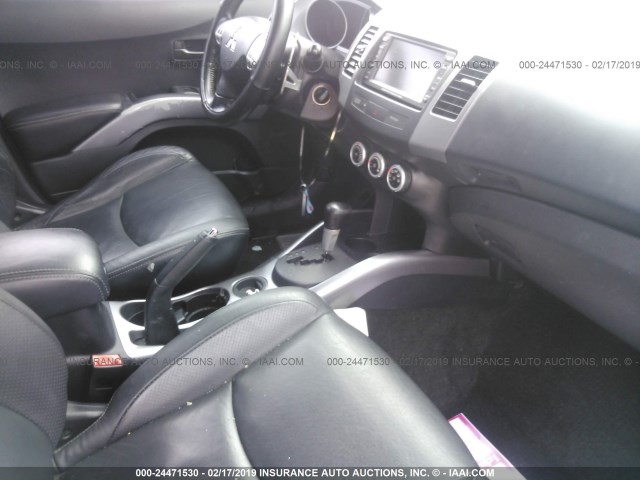 JA4MS41X67Z003208 - 2007 MITSUBISHI OUTLANDER XLS BLUE photo 5