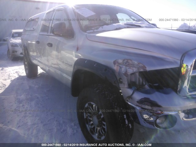 3D7KU28C24G214390 - 2004 DODGE RAM 2500 ST/SLT SILVER photo 6