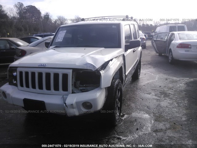 1J8HG48N26C221444 - 2006 JEEP COMMANDER 白色 照片 2