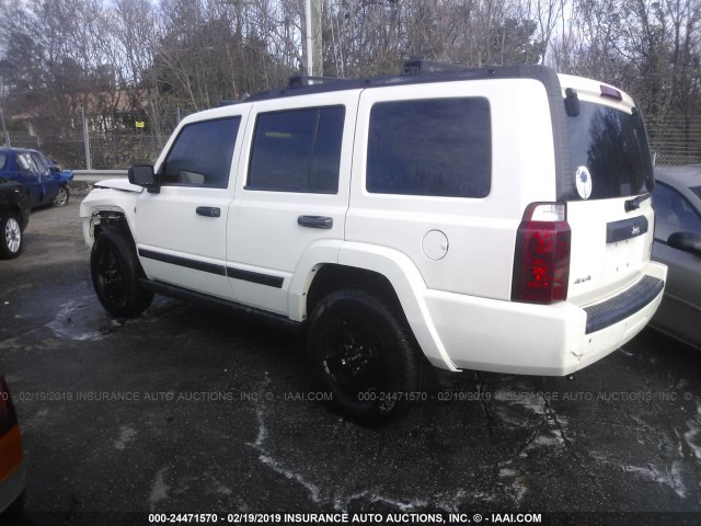 1J8HG48N26C221444 - 2006 JEEP COMMANDER 白色 照片 3