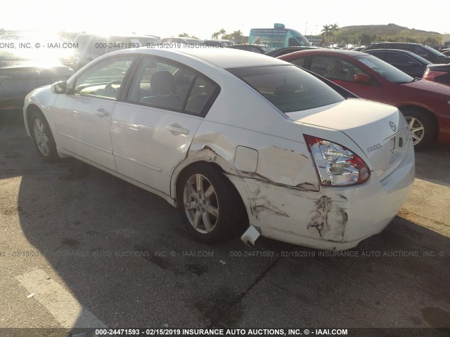 1N4BA41E84C908617 - 2004 NISSAN MAXIMA SE/SL WHITE photo 3