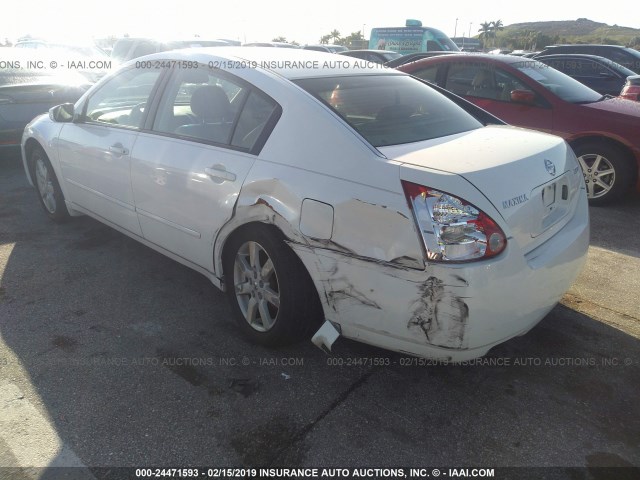 1N4BA41E84C908617 - 2004 NISSAN MAXIMA SE/SL WHITE photo 6