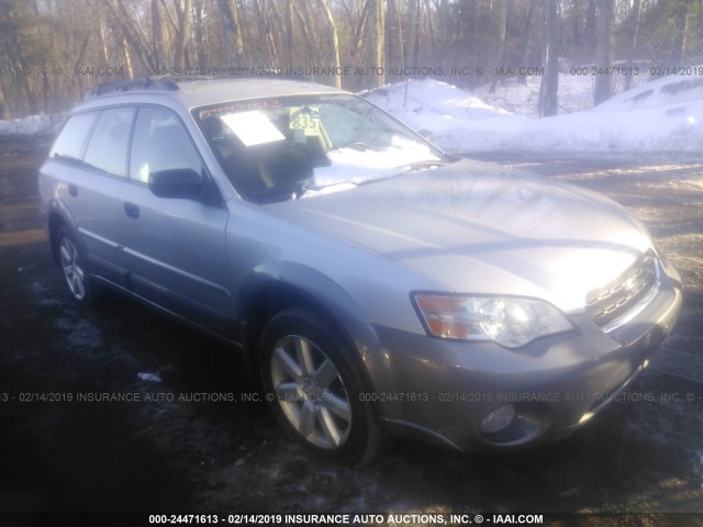 4S4BP61C467311121 - 2006 SUBARU LEGACY OUTBACK 2.5I SILVER photo 1