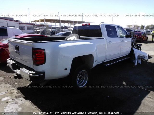 1GT41WC84GF112150 - 2016 GMC SIERRA C3500 SLE WHITE photo 4