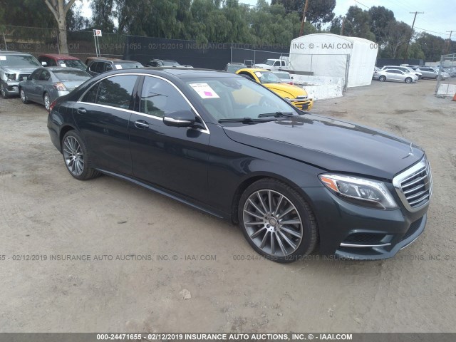 WDDUG8CB8GA245213 - 2016 MERCEDES-BENZ S 550 GRAY photo 1