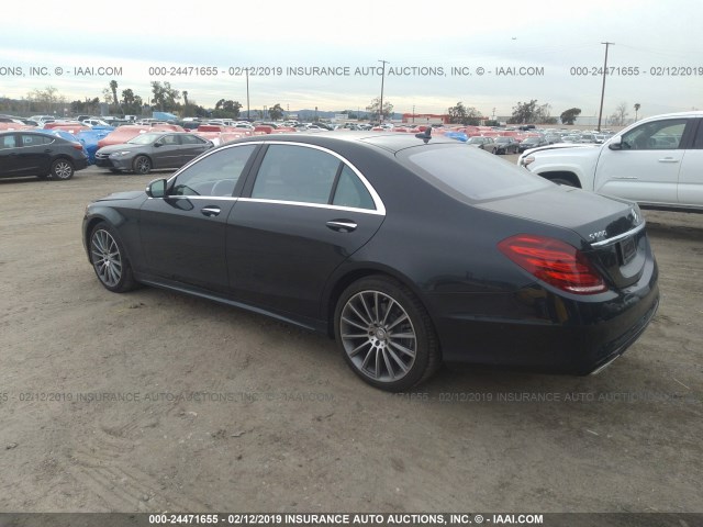 WDDUG8CB8GA245213 - 2016 MERCEDES-BENZ S 550 GRAY photo 3