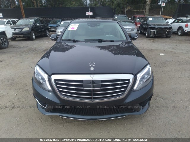 WDDUG8CB8GA245213 - 2016 MERCEDES-BENZ S 550 GRAY photo 6