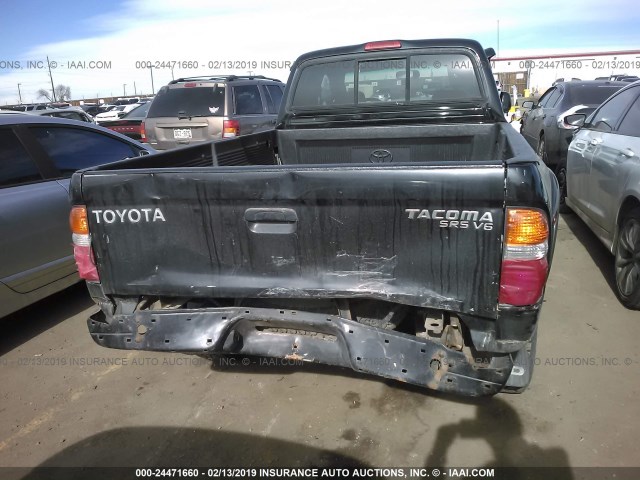 5TEWN72N43Z254053 - 2003 TOYOTA TACOMA XTRACAB BLACK photo 6