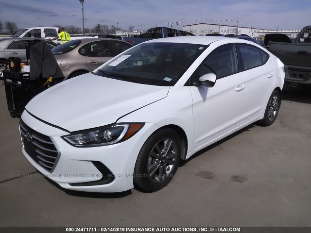 5NPD84LF4HH158292 - 2017 HYUNDAI ELANTRA SE/VALUE/LIMITED WHITE photo 2