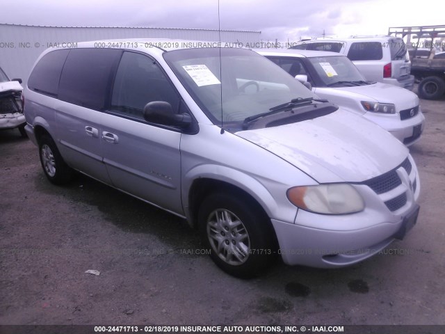 2B4GP44GX1R189298 - 2001 DODGE GRAND CARAVAN SPORT SILVER photo 1