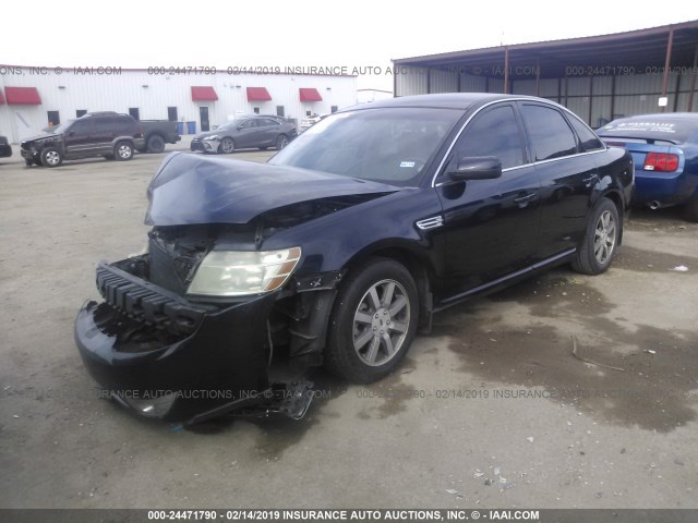 1FAHP24W28G177960 - 2008 FORD TAURUS SEL BLUE photo 2