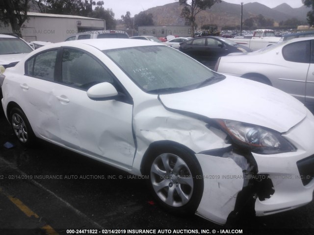 JM1BL1UP4D1734346 - 2013 MAZDA 3 I WHITE photo 6