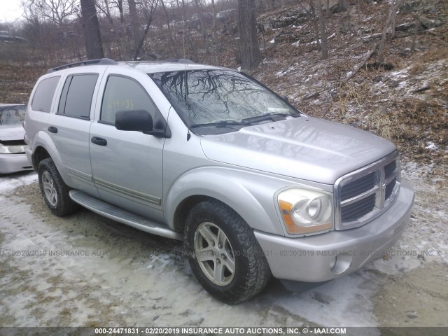 1D4HB58D35F598058 - 2005 DODGE DURANGO LIMITED SILVER photo 1