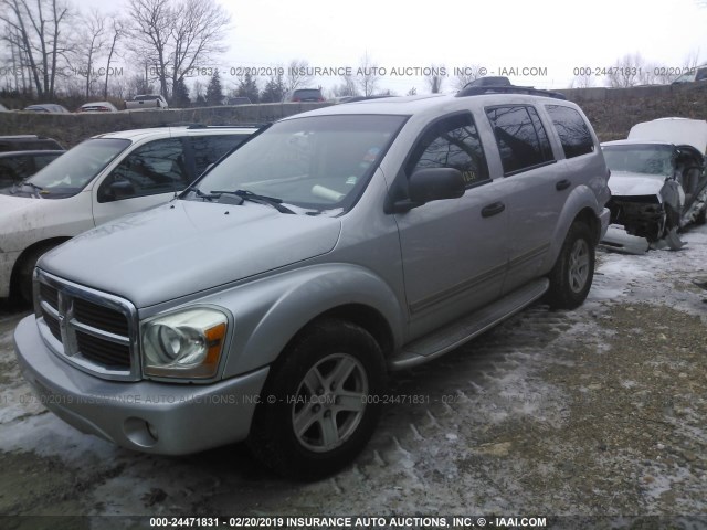 1D4HB58D35F598058 - 2005 DODGE DURANGO LIMITED SILVER photo 2