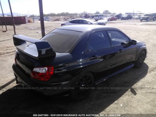 JF1GD70675L516741 - 2005 SUBARU IMPREZA WRX STI BLACK photo 4