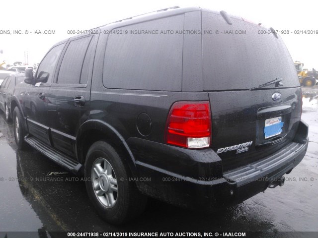 1FMFU19566LA05337 - 2006 FORD EXPEDITION LIMITED BLACK photo 3