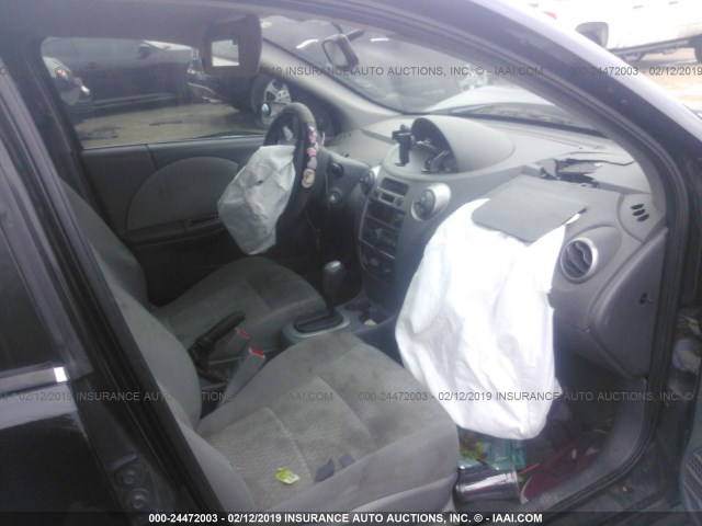 1G8AJ55F16Z206972 - 2006 SATURN ION LEVEL 2 BLACK photo 5