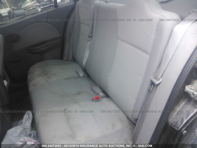 1G8AJ55F16Z206972 - 2006 SATURN ION LEVEL 2 BLACK photo 8