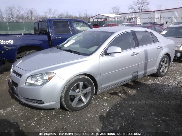1G1ZC5E1XBF393155 - 2011 CHEVROLET MALIBU 1LT ვერცხლისფერი ფოტო 2