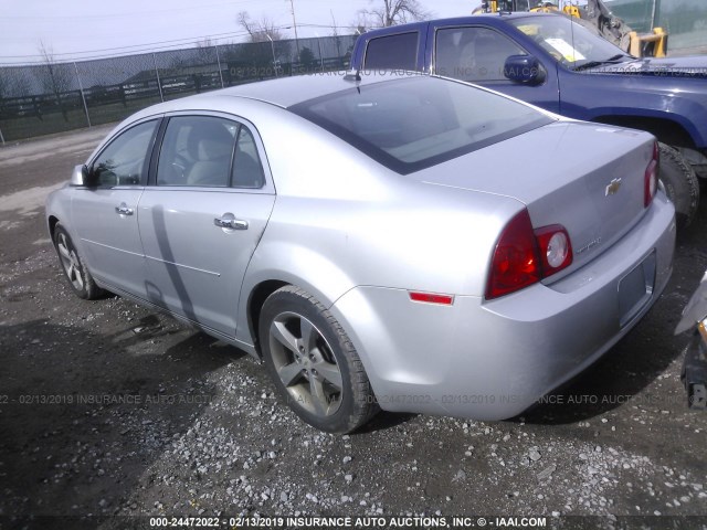 1G1ZC5E1XBF393155 - 2011 CHEVROLET MALIBU 1LT ვერცხლისფერი ფოტო 3
