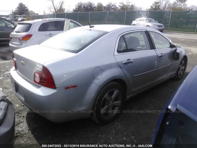 1G1ZC5E1XBF393155 - 2011 CHEVROLET MALIBU 1LT ვერცხლისფერი ფოტო 4