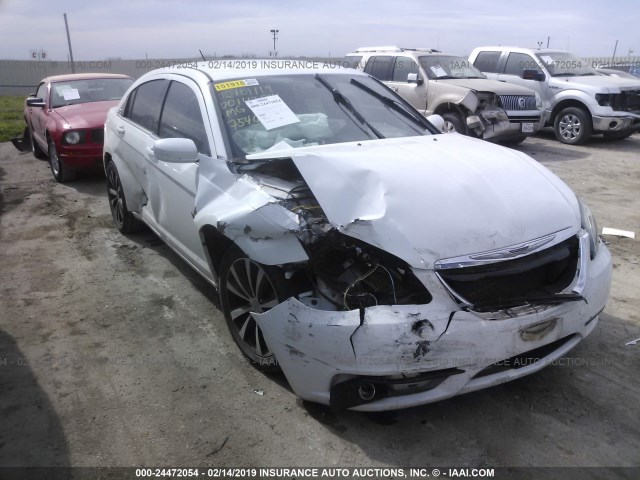 1C3CCBBG5DN754681 - 2013 CHRYSLER 200 TOURING WHITE photo 1