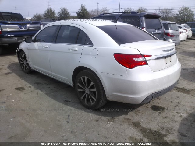 1C3CCBBG5DN754681 - 2013 CHRYSLER 200 TOURING WHITE photo 3