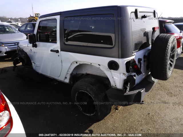 1C4AJWAG2CL212255 - 2012 JEEP WRANGLER SPORT WHITE photo 3