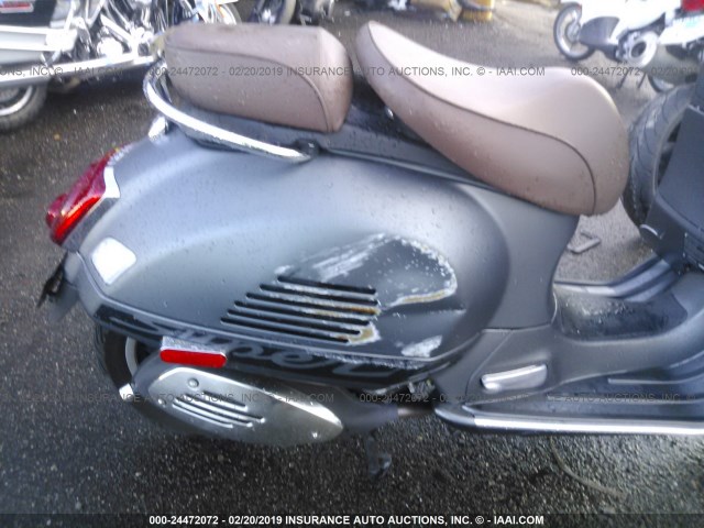 ZAPM459LXH5101642 - 2017 VESPA GTS 300 SUPER GRAY photo 9