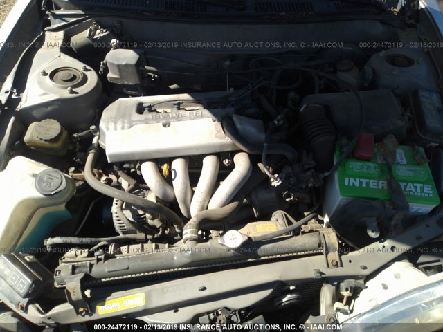 2T1BR12E0XC191450 - 1999 TOYOTA COROLLA VE/CE/LE Золотий фото 10