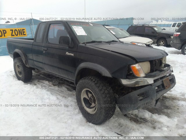 1N6DD26Y7WC374155 - 1998 NISSAN FRONTIER KING CAB XE/KING CAB SE BLACK photo 1