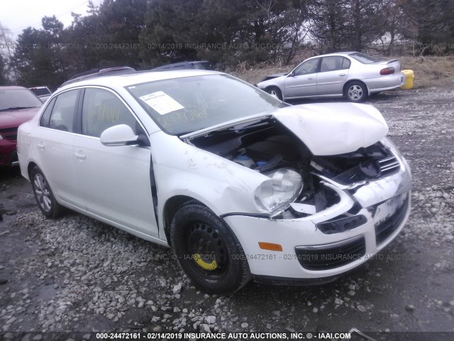 3VWRZ7AJ6AM030175 - 2010 VOLKSWAGEN JETTA SE/SEL WHITE photo 1