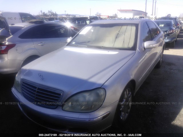 WDBNG75J03A354965 - 2003 MERCEDES-BENZ S 500 SILVER photo 2