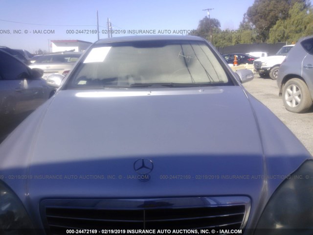 WDBNG75J03A354965 - 2003 MERCEDES-BENZ S 500 SILVER photo 6